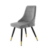 Ava dining chairs with gold cap on clearance almost half price offer. Disposal complete sets only