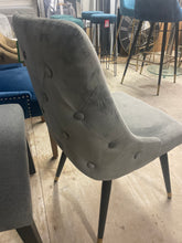 Ava Tatia grey velvet Dining Chair last set REDUCED ! book now
