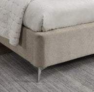 Shelby gas life Ottoman bed in cream taupe colour delivered nationwide