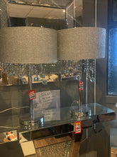 Versailles Table Lamps 577 with crushed diamond glitter shade CLEARANCE for click n collection only pay instore. Sold