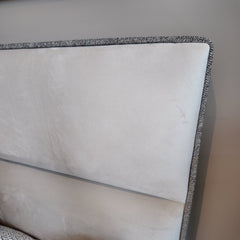 Beau mini me with diagonal lines custom made complete bed