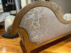 Chaise longue sofa French style. View instore