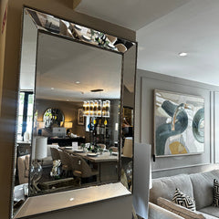 Radley 110 x 80 cm beaded mirror reduced to clear pay instore only