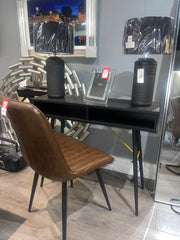 Barcelona black and copper console table Desk one only !