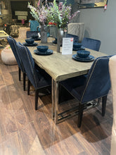 Tuscan dining table solid acacia wood with live edge 230 cm on clearance offer stunning table