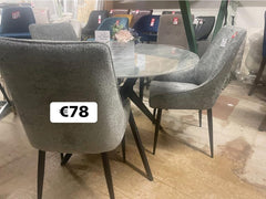 Mallory boucle Dining Chair set of 4 reduced clearance