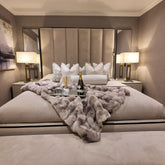 Custom Belle Bed frame with super High Headboard