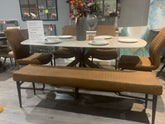 Marin dining table w marble effect top 180 cm and spider leg