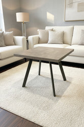 Amalfi October side table cement finish CLEARANCE offer . Pay Instore ex showroom