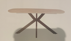 Marin dining table w marble effect top 180 cm and spider leg