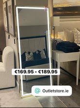 Hugh Cheval Led strip Mirror Gold 170x70cm sale offer