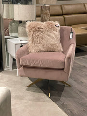 Sia swivel Chair in blush pink totally stunning ! Reduced instore
