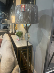 Mindy Gold and champagne floor lamp with shade Save €70