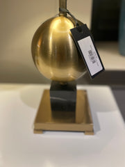 Tanaro luxury tear drop pendant in Nickel for collection only