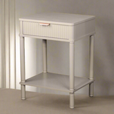 Parkinson bedside table 35 cm wide nightstand w 1 drawer