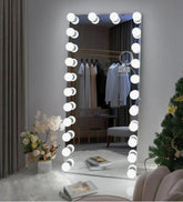 Renaissance mirror with LED lighting 170 x 70 cm gold available instore