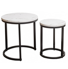 Grangemanor Nest of faux Marble top tables