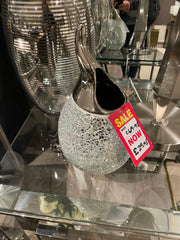 Vase with crush glass reduced Collect only