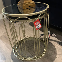 Kirk Nest of tables in champagne gold reduced For collection