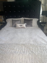 Bedroom including king size bed and cabinets plus lamps private collection for sale