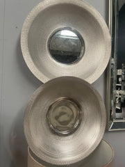 Spun wall hanging discs x 1 lge plus 1 sml