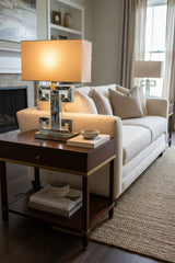 Ariana mirrored table lamp Click N Collect half price deals