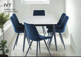 Rega marble effect sintered stone dining table from €89.95.