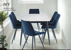 Rega marble effect sintered stone dining table from €89.95.