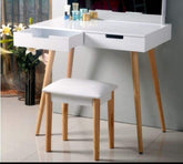 Hollywood mirror w bulbs and dressing table . One only clearance price Click n collect