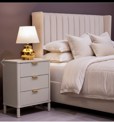 Parker 3 drawer bedside cabinet