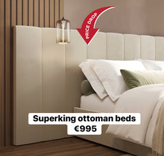 Delta low line superking with ottoman ex showroom sale