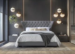 Georgia 4'6 double ottoman gas lift bed Last One on clearance offer save €400 book now