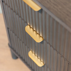 HARVEY 3 drawer bedside cabinet view instore