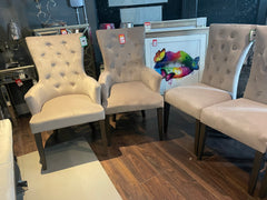 Pembroke dining chair taupe set of 4 reduced, order IN STORE