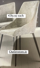 Mallory boucle Dining Chair set of 4 reduced clearance