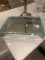 Statement large Trinity Mirrored Tray Collect instore