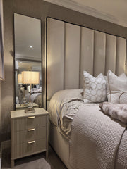 Custom Belle Bed frame with super High Headboard