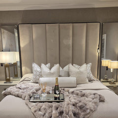 Custom Belle Bed frame with super High Headboard