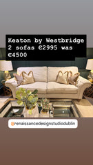 Keaton sofa suite by Westbridge