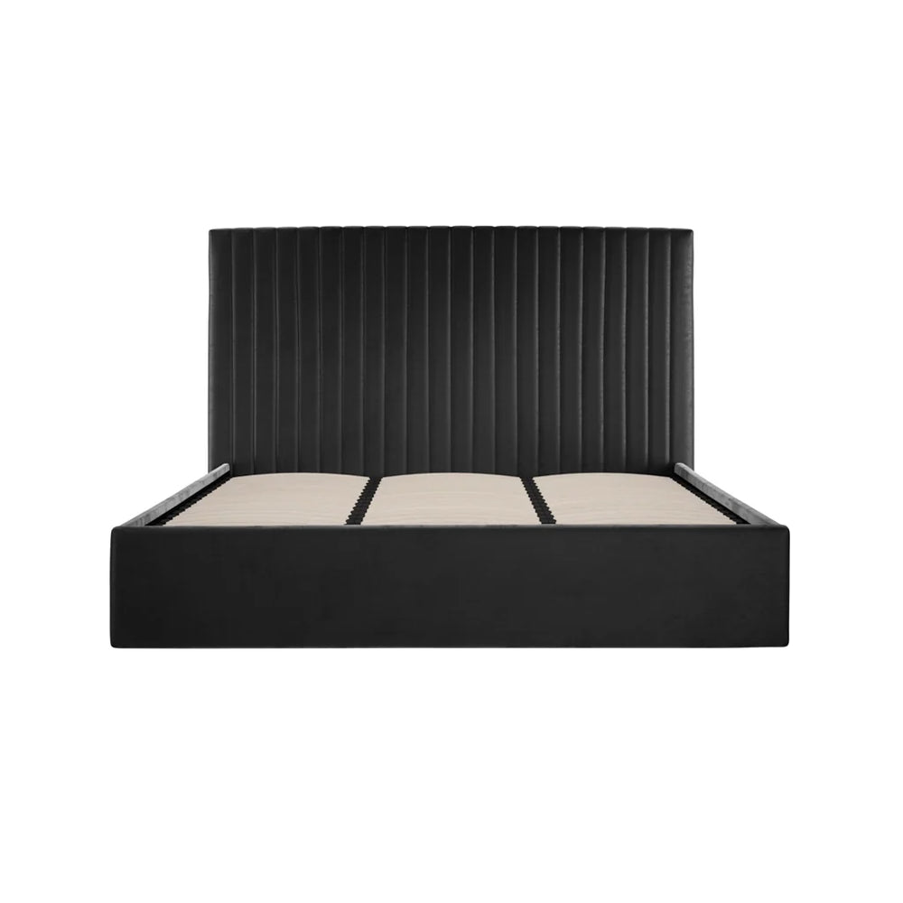 Seville Row ottoman bed in cream plush velvet