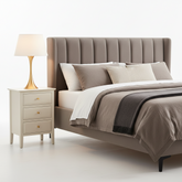 Carley bedside cabinet in ivory Special Purchase instore only