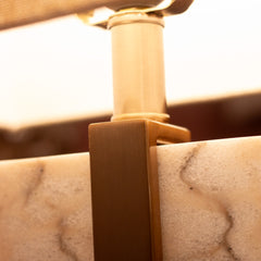 Kalabar Marble fabulous table lamp with shade