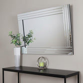 Triple line mirror 60 x 80 cm June Instore Collect only