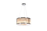 Aston 3 crystal glass chandelier nickel-Crystal chandelier-Renaissance Design Studio