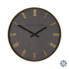 Badass Brown nouveau modern wall clock-wall clock-Renaissance Design Studio