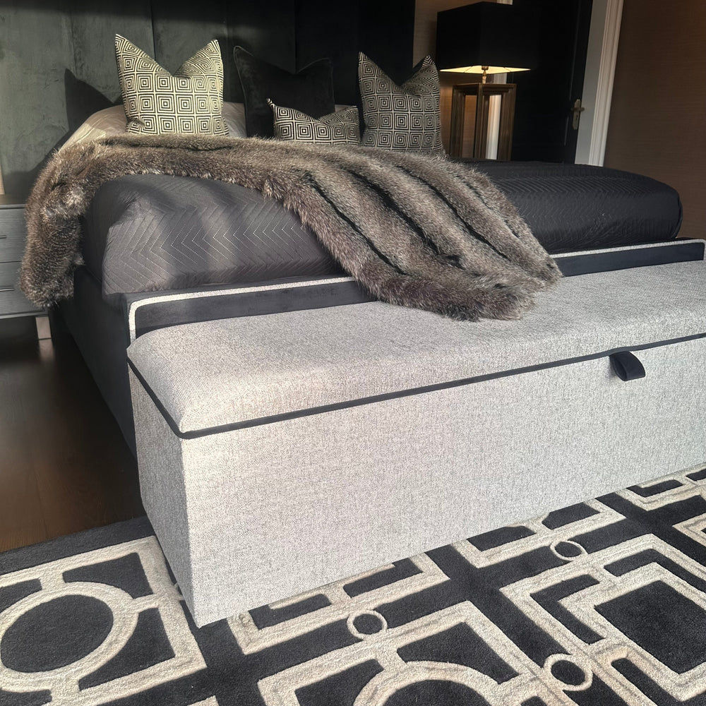 Belle blanket box custom designed in various sizes-Blanket box-Renaissance Design Studio