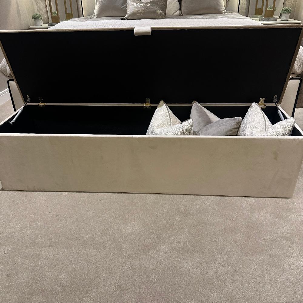 Belle blanket box custom designed in various sizes-Blanket box-Renaissance Design Studio