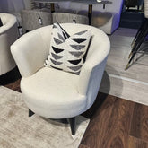 Conrad accent armchair custom made in selection of grade b fabrics and other choices-Armchair-Renaissance Design Studio