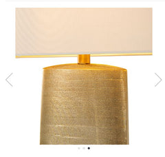 Delila Tabe lamp Brass and Gold-Renaissance Design Studio