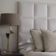 Elle table lamp in antiqued brass-Table Lamp-Renaissance Design Studio